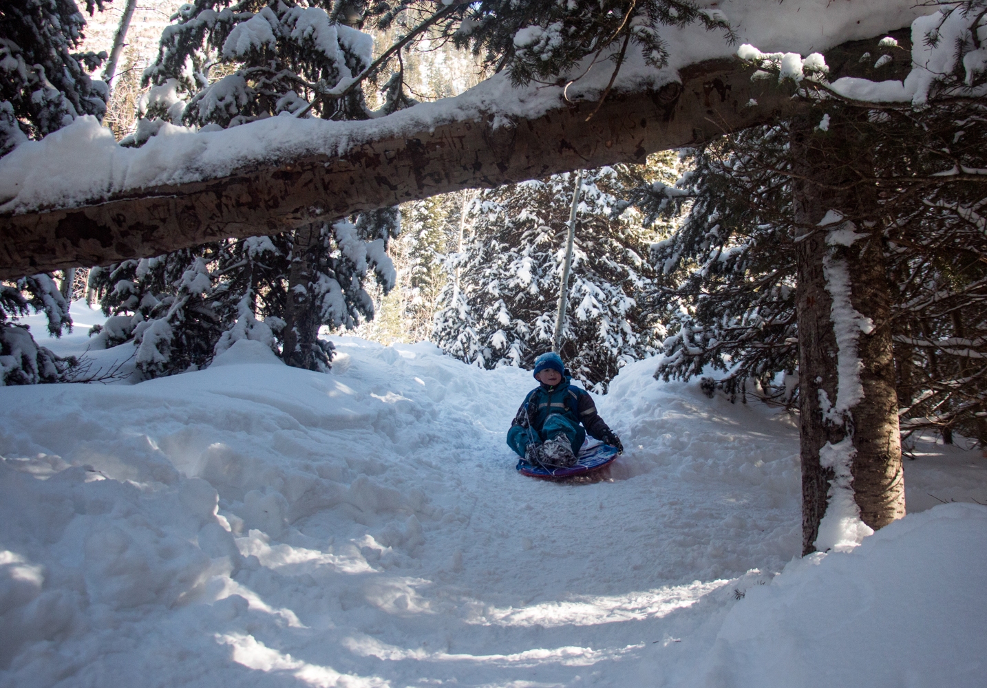 Download Hiking Donut Falls In The Snow Big Cottonwood Canyon The Salt Project