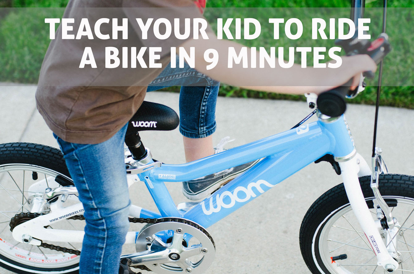 teaching 8 year old to ride a bike