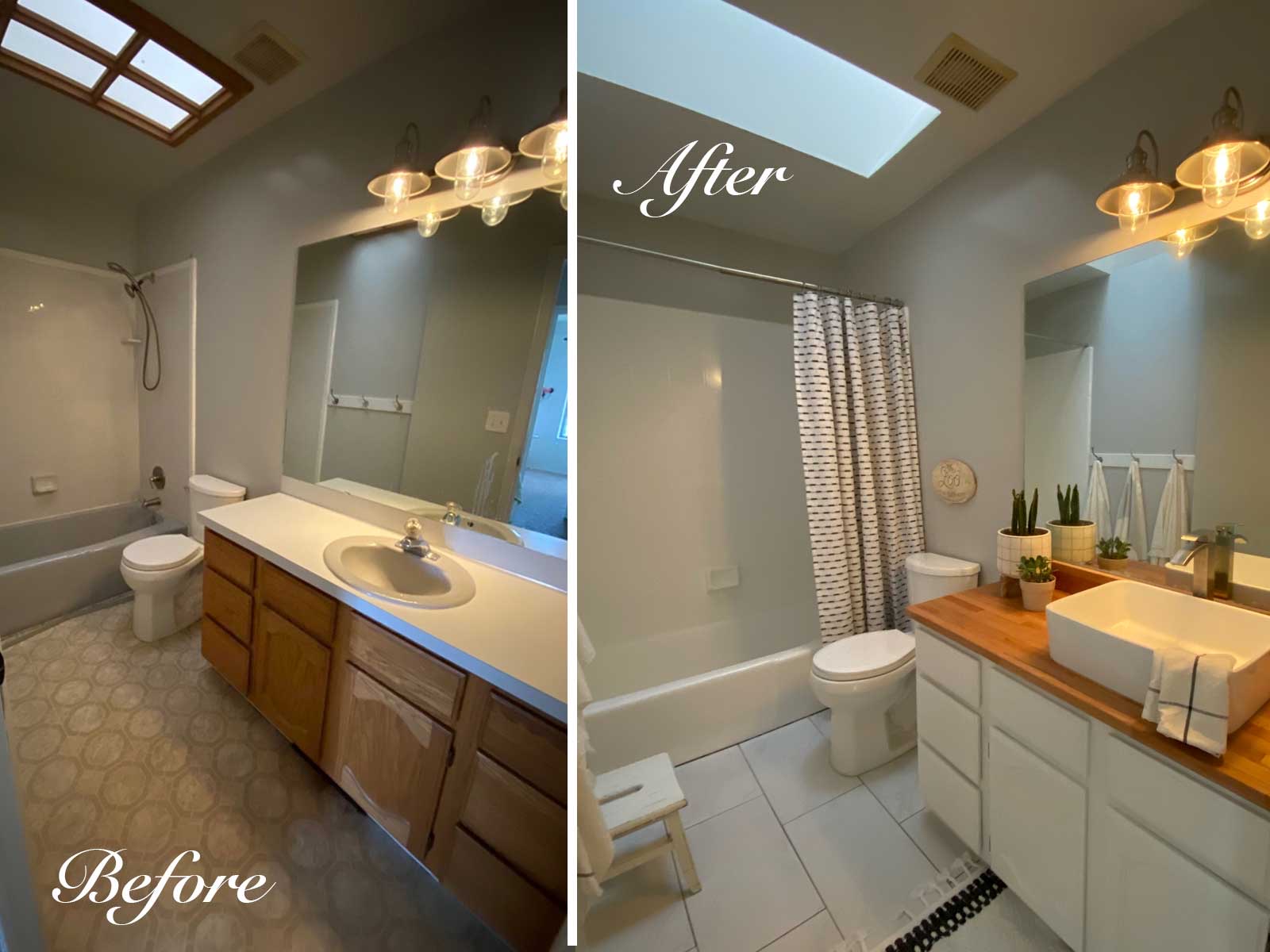 Bathroom Remodel On A Budget With Miracle Method The Salt Project
